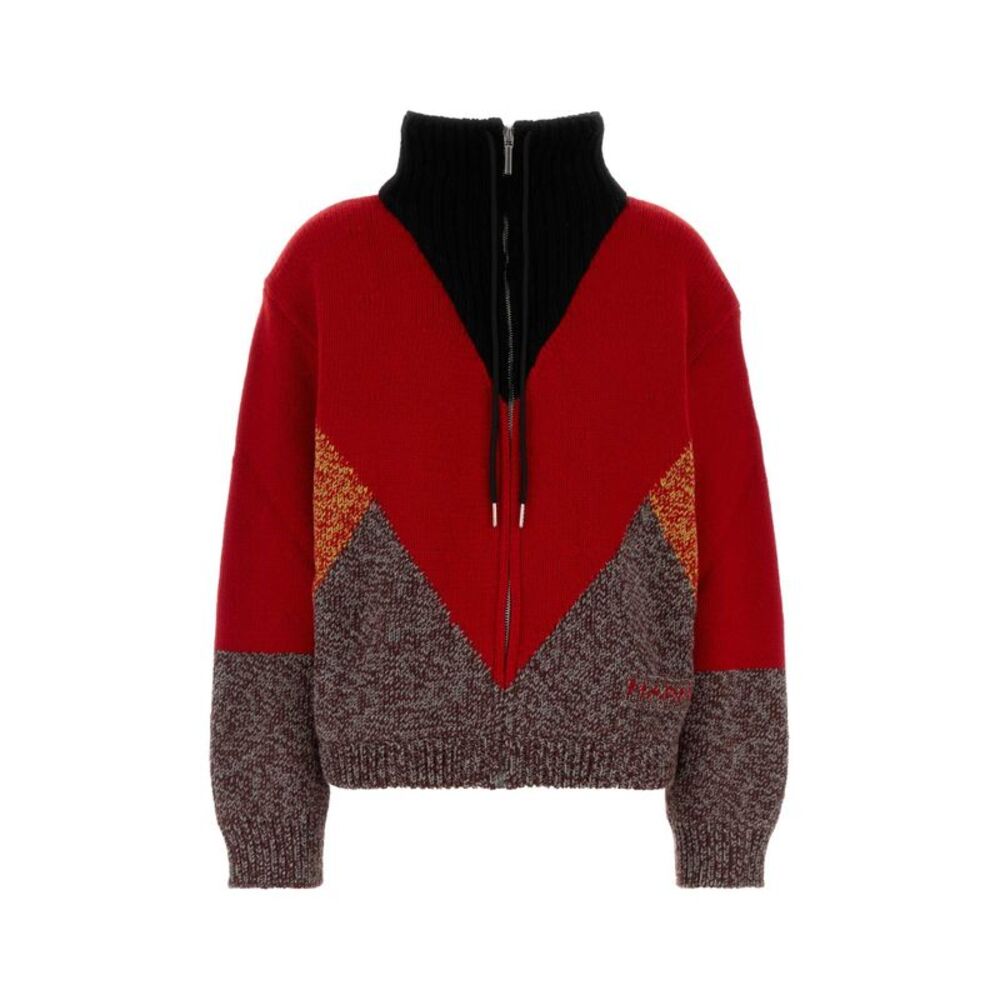 Marni Women Multicolor Wool Blend Cardigan